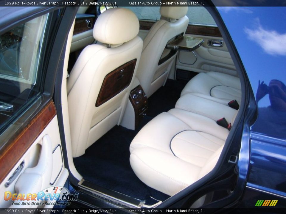 1999 Rolls-Royce Silver Seraph Peacock Blue / Beige/Navy Blue Photo #15