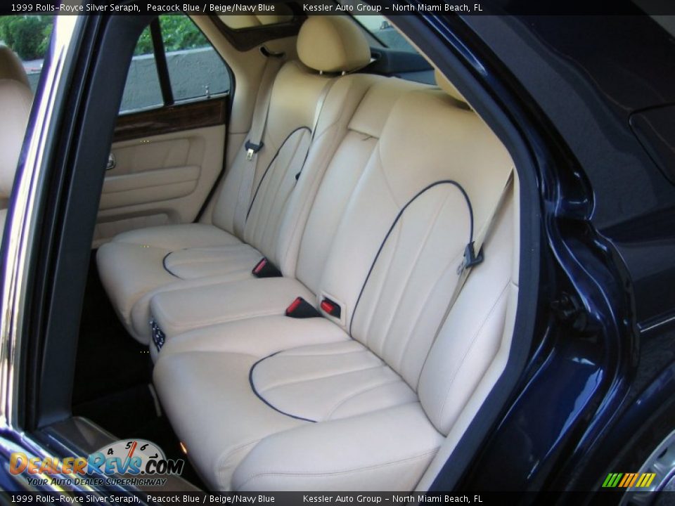 1999 Rolls-Royce Silver Seraph Peacock Blue / Beige/Navy Blue Photo #17