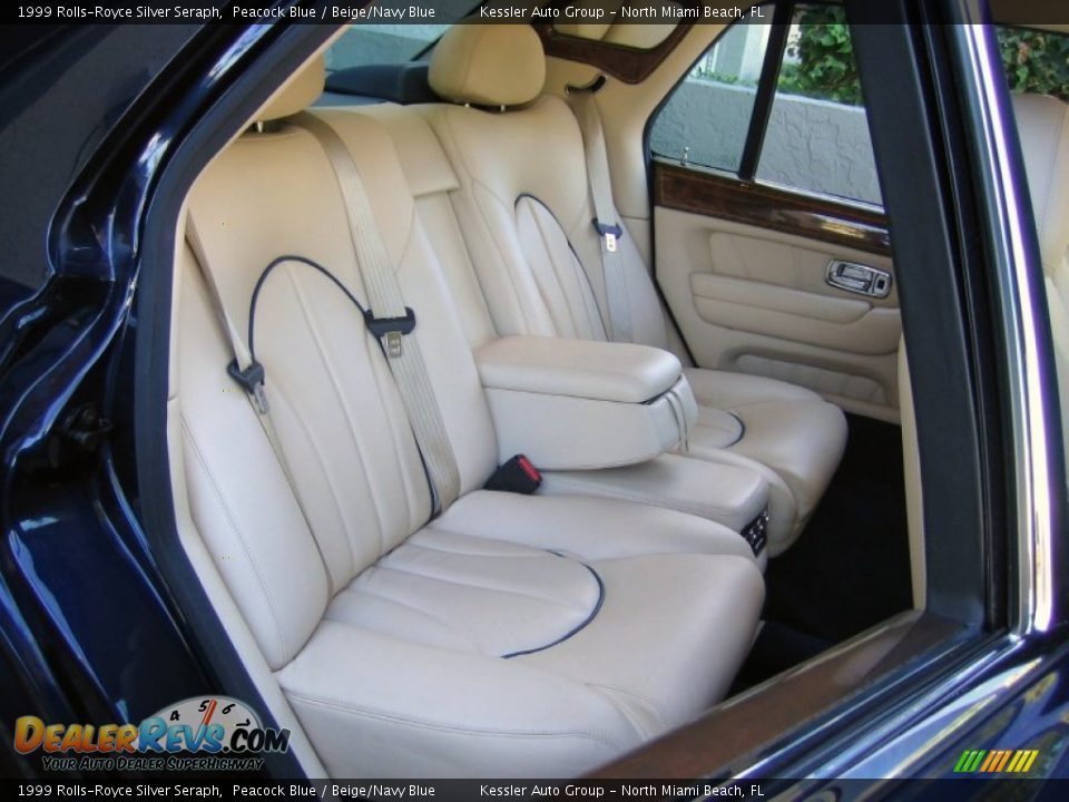 1999 Rolls-Royce Silver Seraph Peacock Blue / Beige/Navy Blue Photo #19