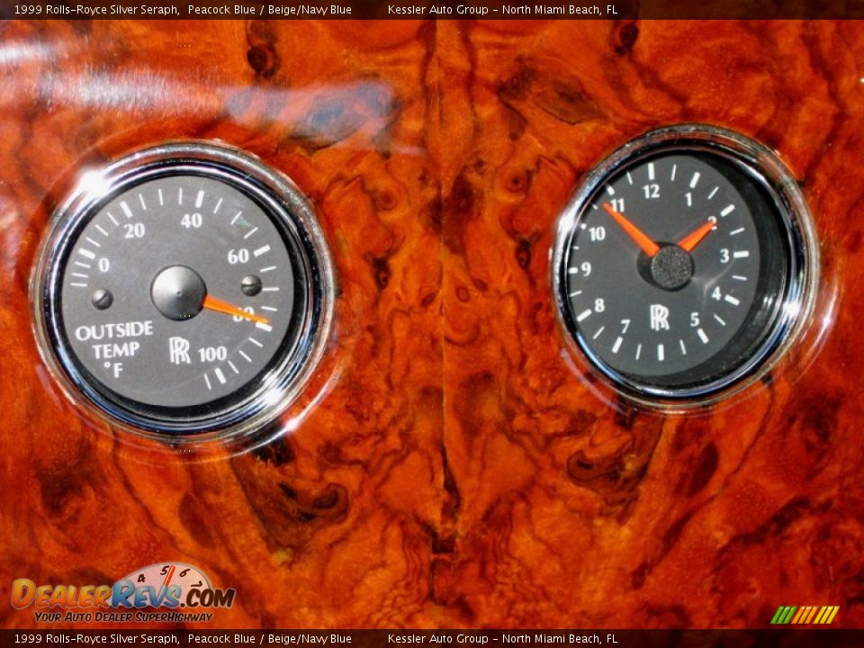 1999 Rolls-Royce Silver Seraph Peacock Blue / Beige/Navy Blue Photo #28