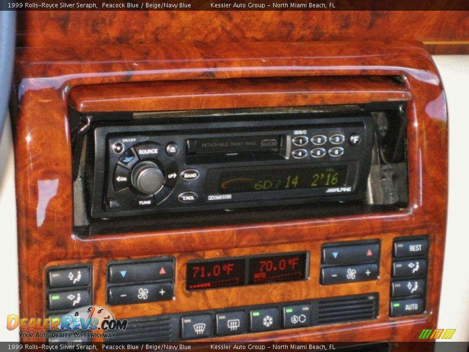 1999 Rolls-Royce Silver Seraph Peacock Blue / Beige/Navy Blue Photo #30