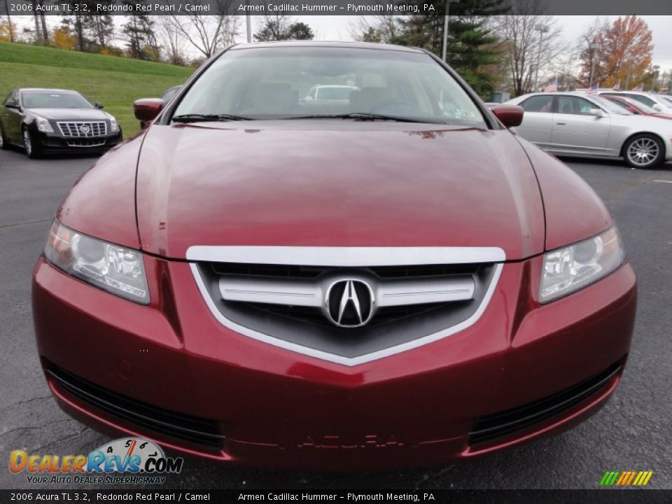 2006 Acura TL 3.2 Redondo Red Pearl / Camel Photo #3
