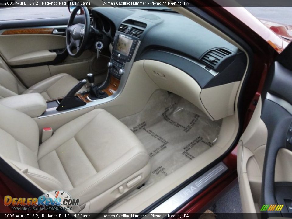 2006 Acura TL 3.2 Redondo Red Pearl / Camel Photo #18