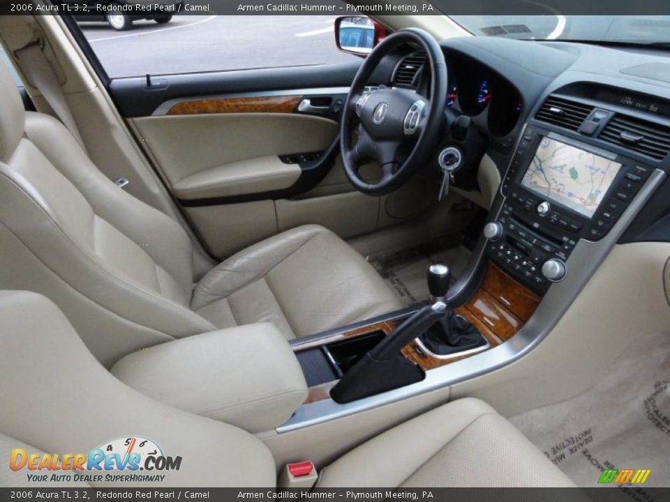 2006 Acura TL 3.2 Redondo Red Pearl / Camel Photo #19