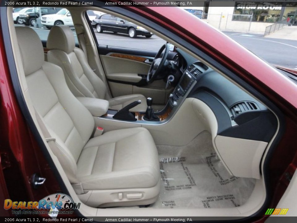 2006 Acura TL 3.2 Redondo Red Pearl / Camel Photo #20