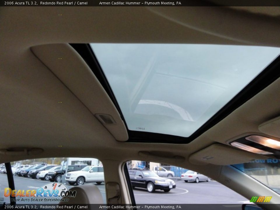 2006 Acura TL 3.2 Redondo Red Pearl / Camel Photo #21