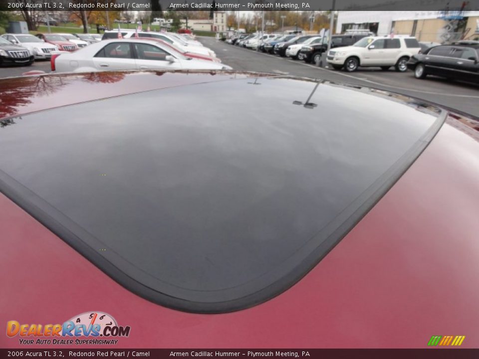 2006 Acura TL 3.2 Redondo Red Pearl / Camel Photo #22