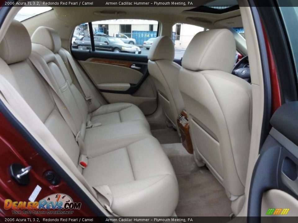 2006 Acura TL 3.2 Redondo Red Pearl / Camel Photo #23