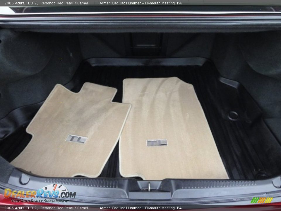 2006 Acura TL 3.2 Redondo Red Pearl / Camel Photo #24