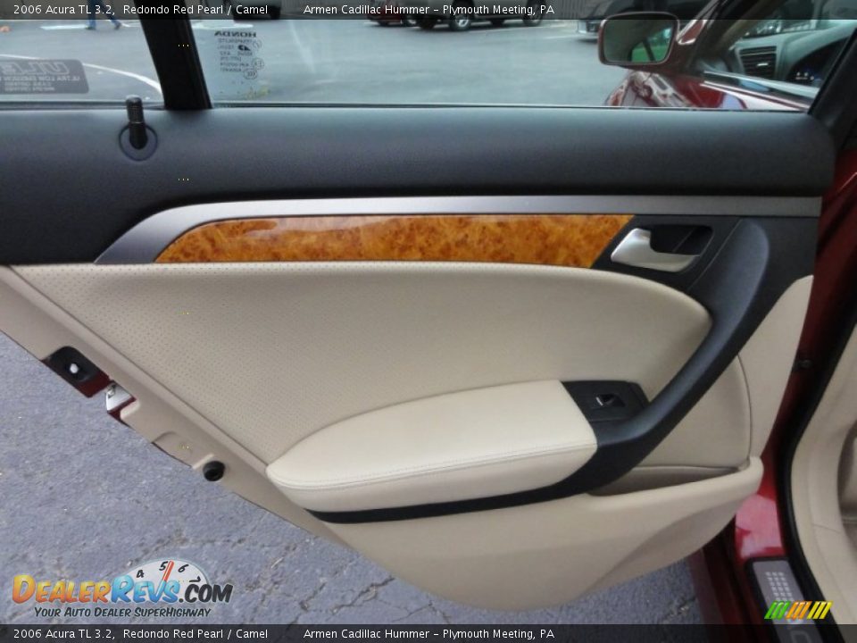 2006 Acura TL 3.2 Redondo Red Pearl / Camel Photo #26