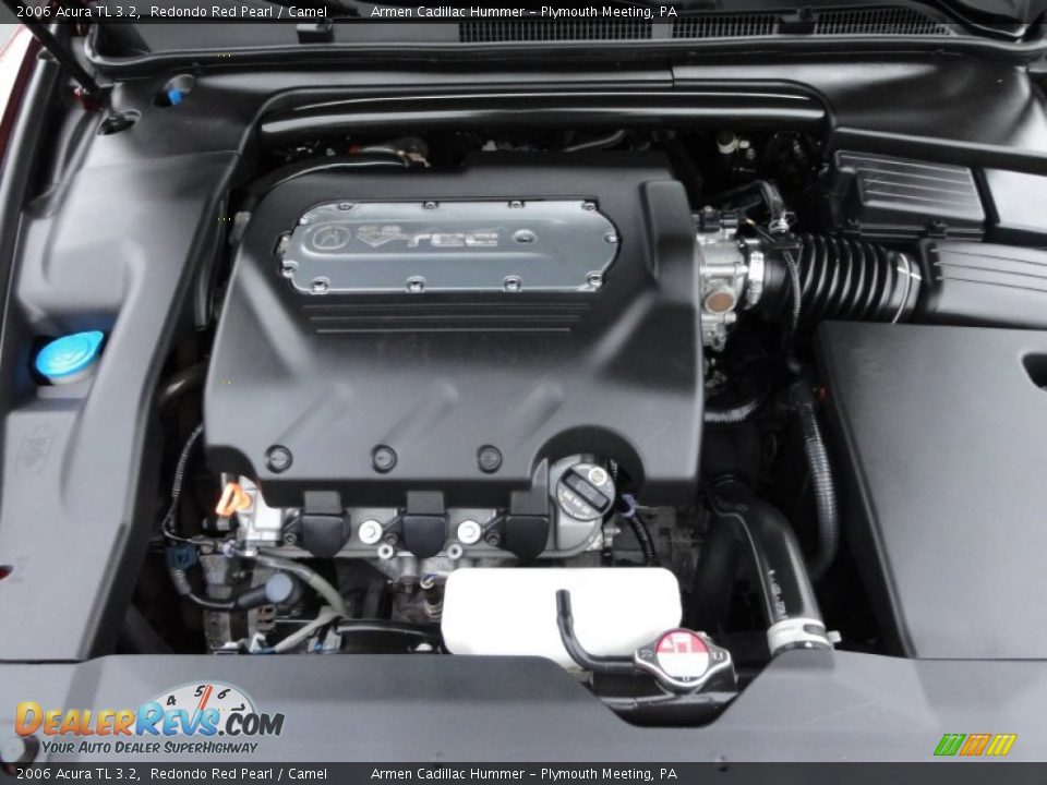 2006 Acura TL 3.2 Redondo Red Pearl / Camel Photo #29