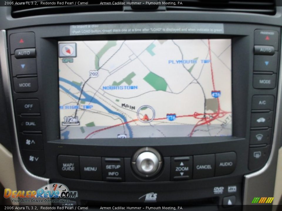 2006 Acura TL 3.2 Redondo Red Pearl / Camel Photo #33