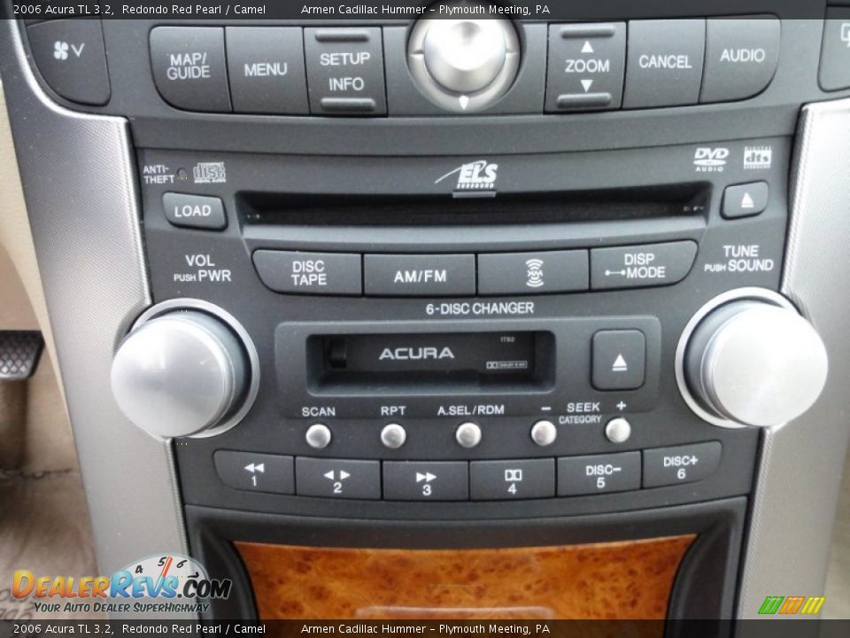 2006 Acura TL 3.2 Redondo Red Pearl / Camel Photo #34