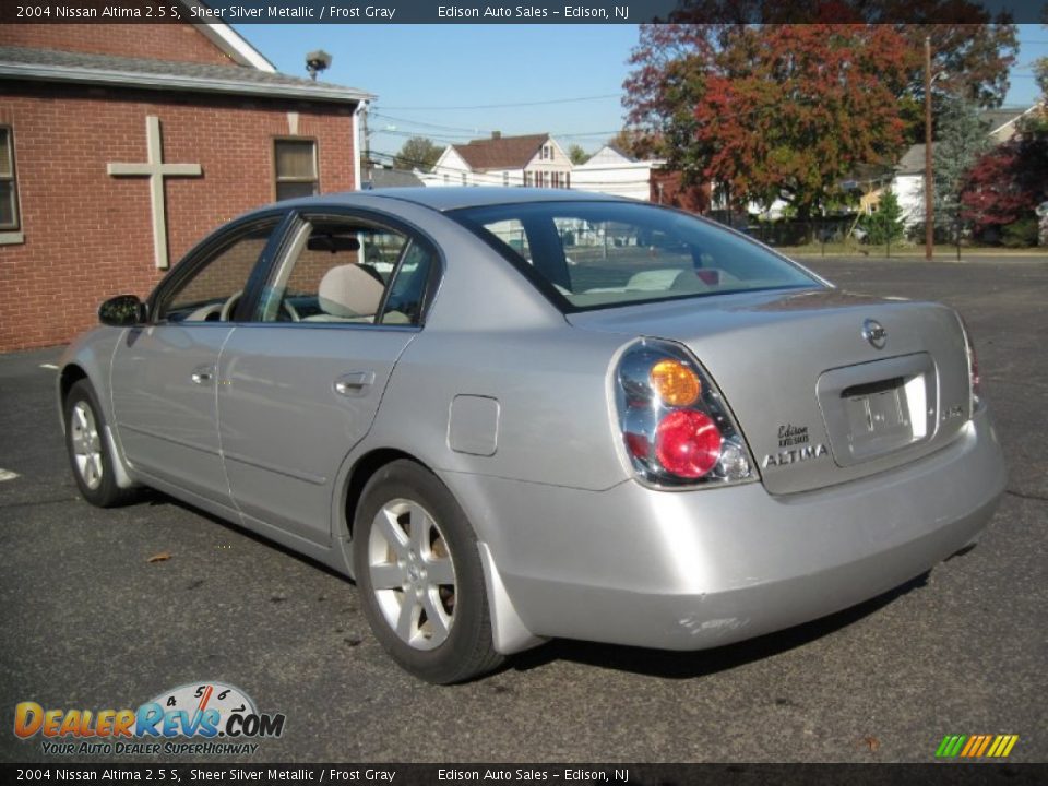 2004 Nissan Altima 2.5 S Sheer Silver Metallic / Frost Gray Photo #5