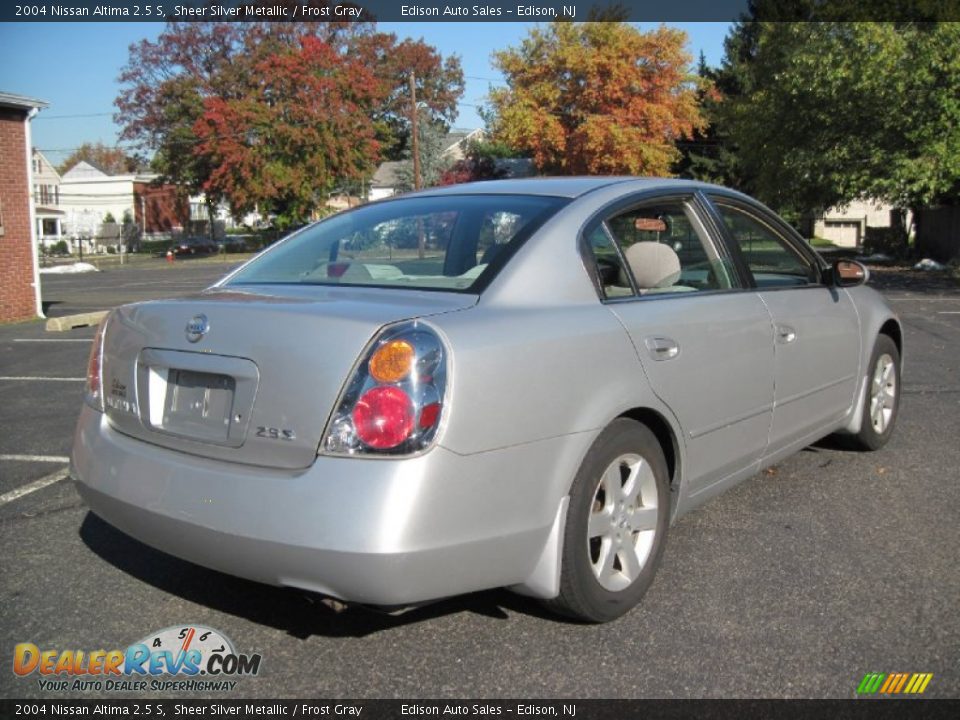 2004 Nissan Altima 2.5 S Sheer Silver Metallic / Frost Gray Photo #7