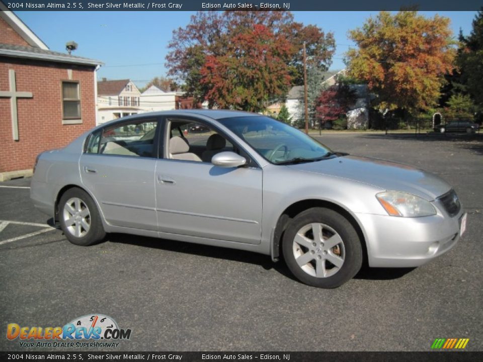 2004 Nissan Altima 2.5 S Sheer Silver Metallic / Frost Gray Photo #10