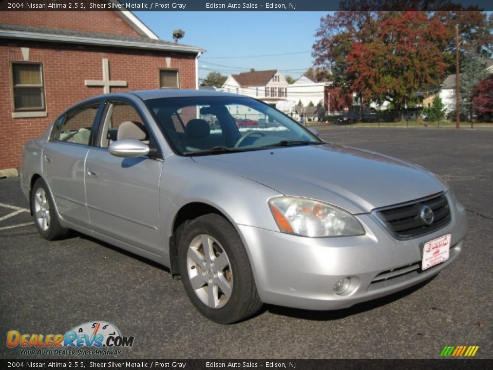 2004 Nissan Altima 2.5 S Sheer Silver Metallic / Frost Gray Photo #11