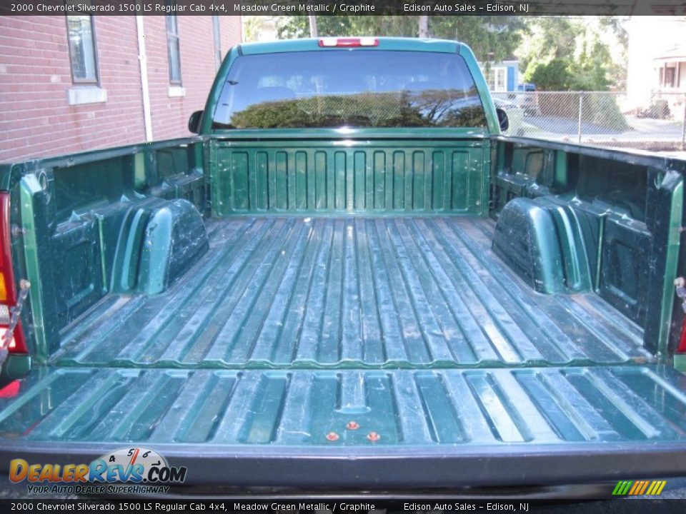 2000 Chevrolet Silverado 1500 LS Regular Cab 4x4 Meadow Green Metallic / Graphite Photo #23