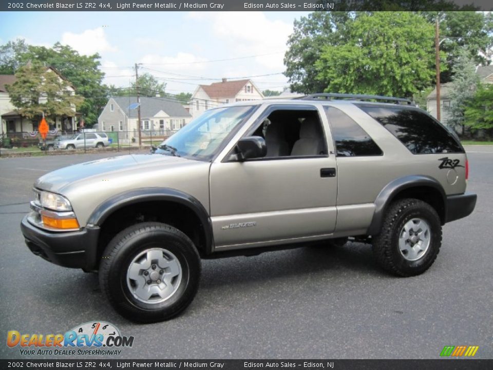 Light Pewter Metallic 2002 Chevrolet Blazer LS ZR2 4x4 Photo #1