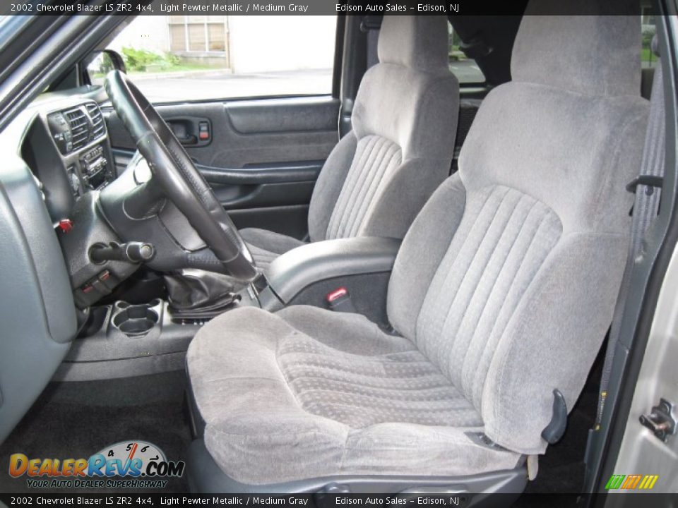 Medium Gray Interior - 2002 Chevrolet Blazer LS ZR2 4x4 Photo #13