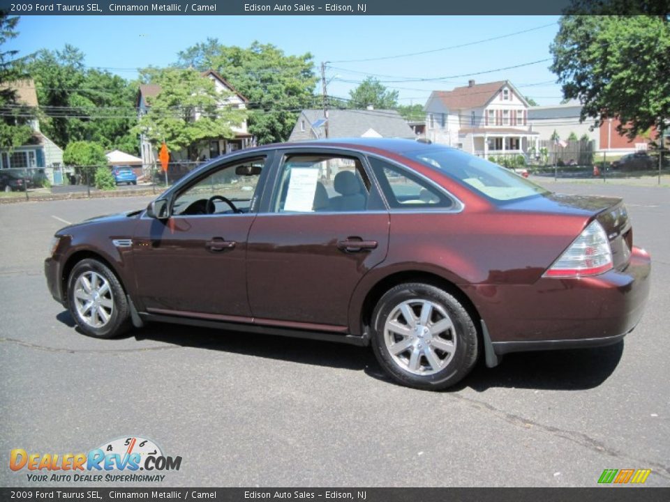2009 Ford Taurus SEL Cinnamon Metallic / Camel Photo #4