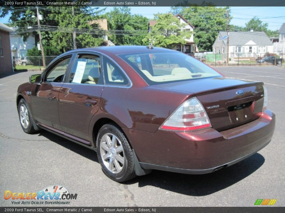 2009 Ford Taurus SEL Cinnamon Metallic / Camel Photo #5