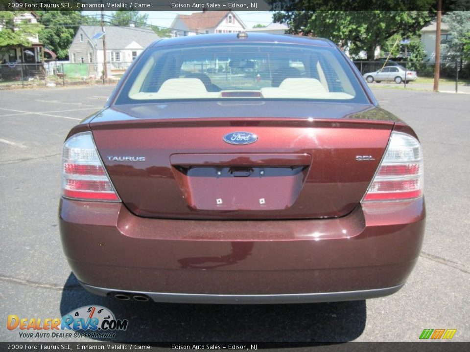 2009 Ford Taurus SEL Cinnamon Metallic / Camel Photo #6