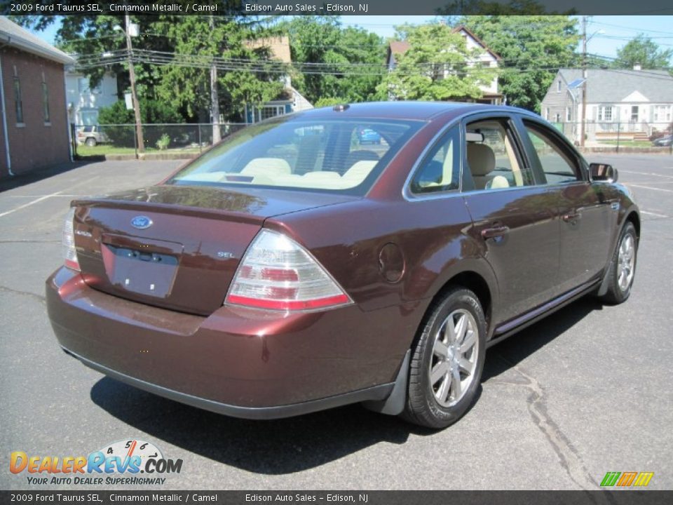 2009 Ford Taurus SEL Cinnamon Metallic / Camel Photo #7