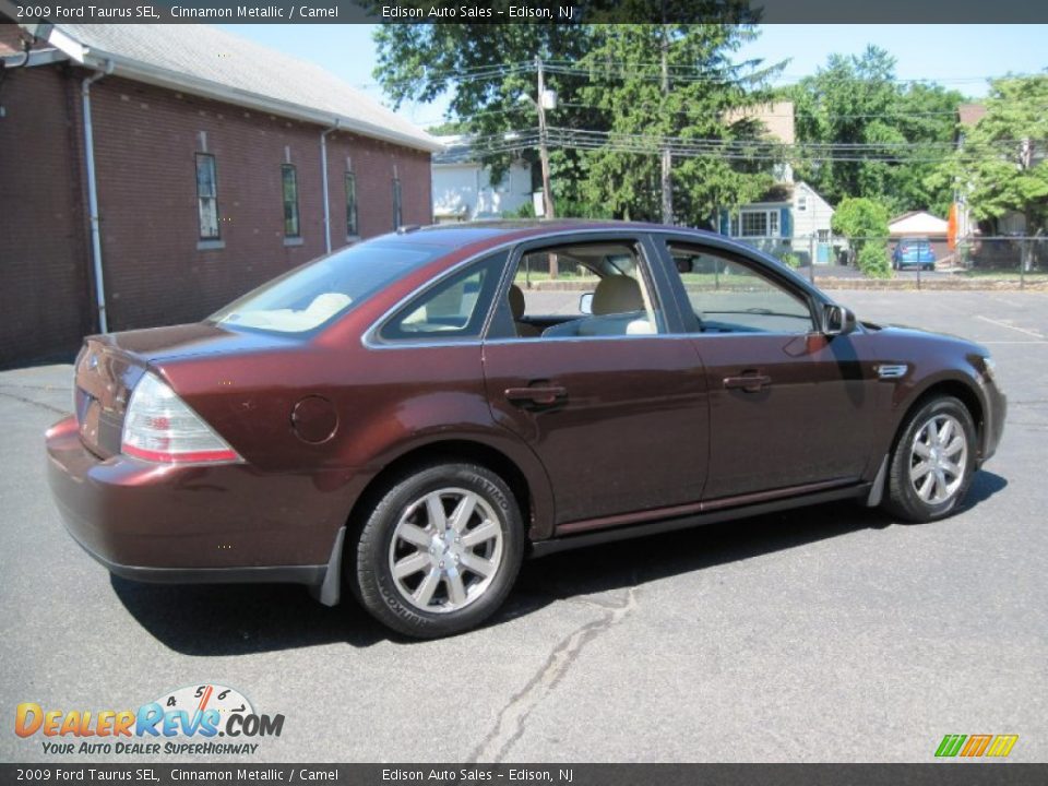 2009 Ford Taurus SEL Cinnamon Metallic / Camel Photo #8