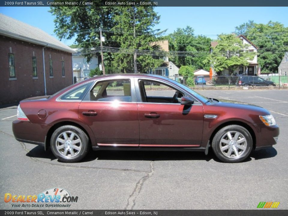 2009 Ford Taurus SEL Cinnamon Metallic / Camel Photo #9