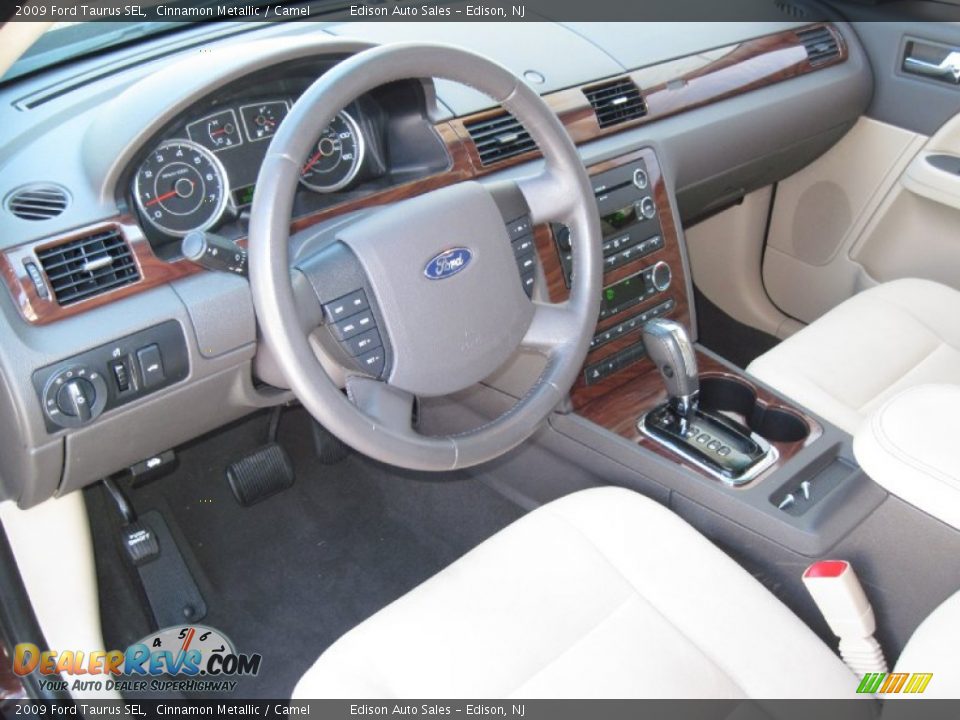 2009 Ford Taurus SEL Cinnamon Metallic / Camel Photo #15