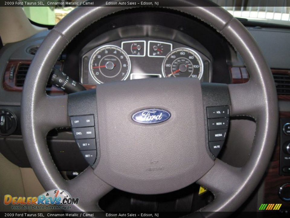 2009 Ford Taurus SEL Cinnamon Metallic / Camel Photo #21