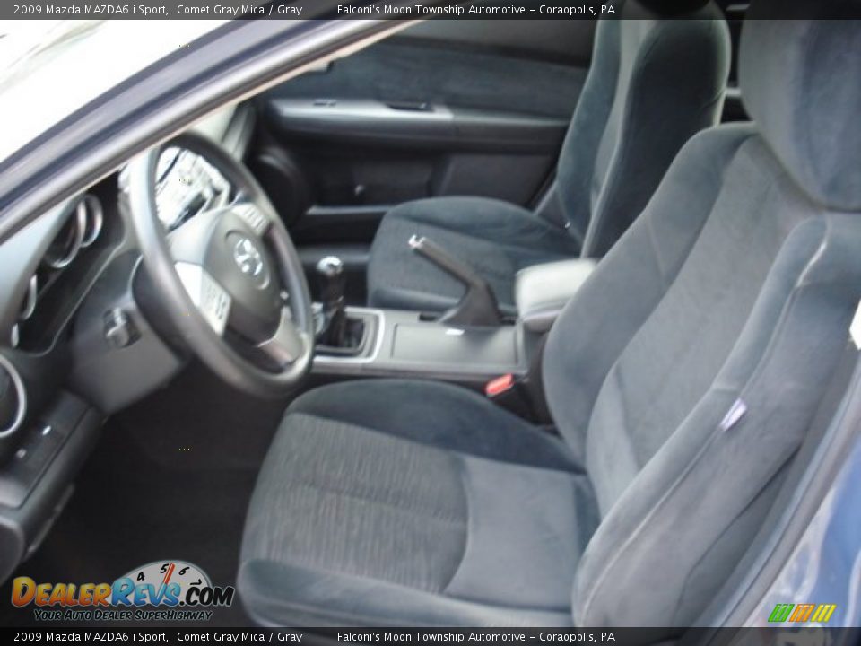 2009 Mazda MAZDA6 i Sport Comet Gray Mica / Gray Photo #2