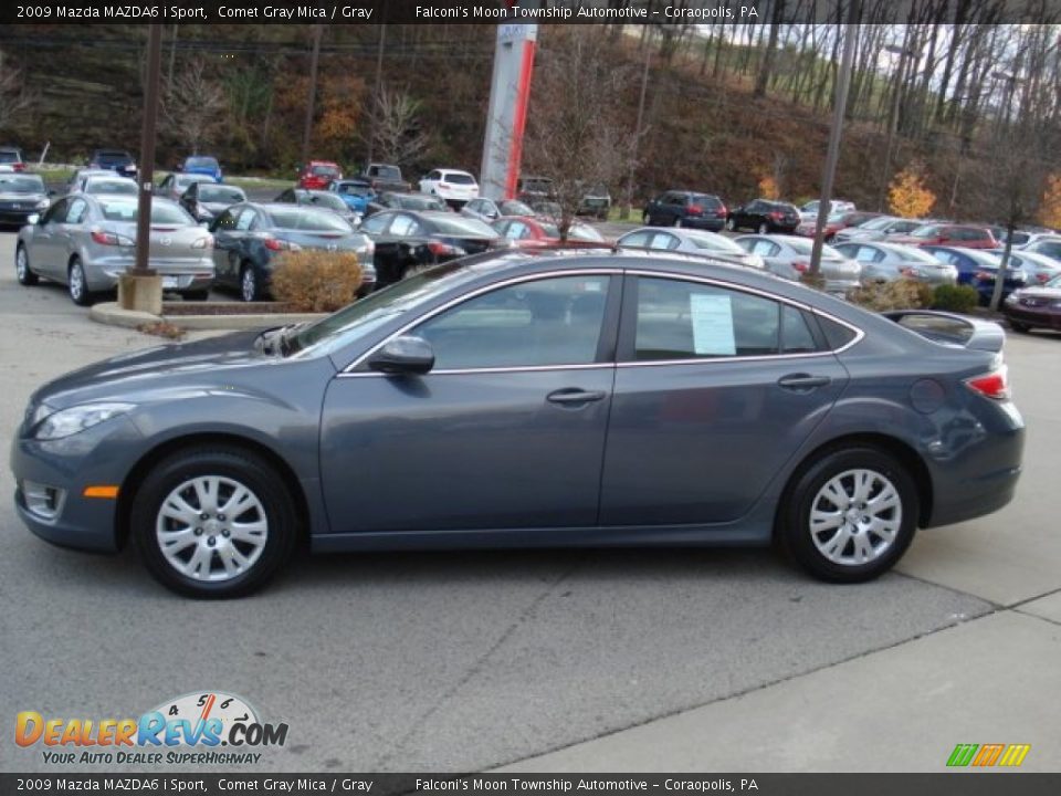 2009 Mazda MAZDA6 i Sport Comet Gray Mica / Gray Photo #5