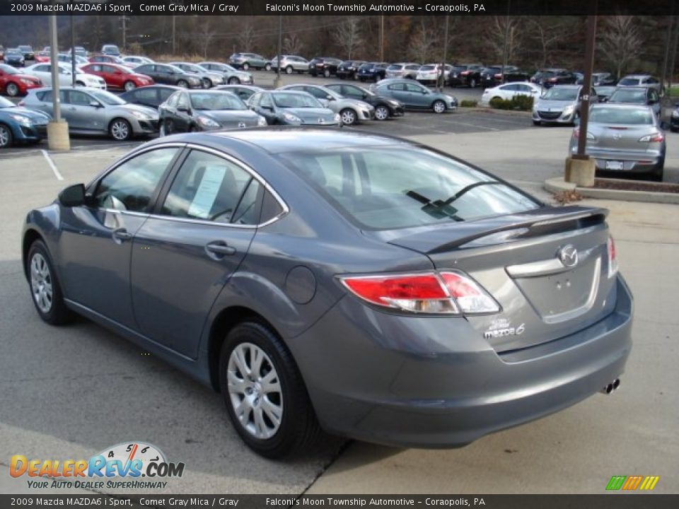 2009 Mazda MAZDA6 i Sport Comet Gray Mica / Gray Photo #6
