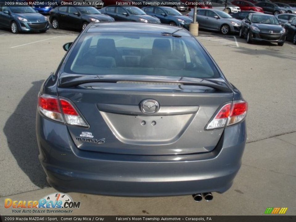 2009 Mazda MAZDA6 i Sport Comet Gray Mica / Gray Photo #7