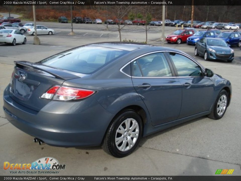 2009 Mazda MAZDA6 i Sport Comet Gray Mica / Gray Photo #8