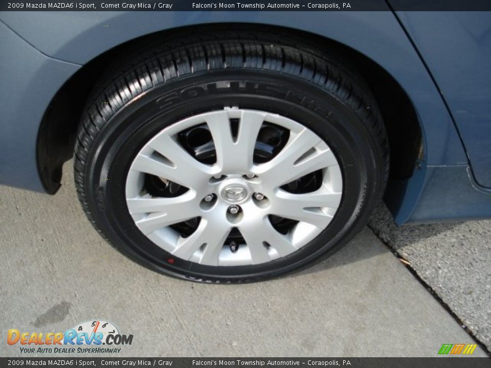 2009 Mazda MAZDA6 i Sport Comet Gray Mica / Gray Photo #9