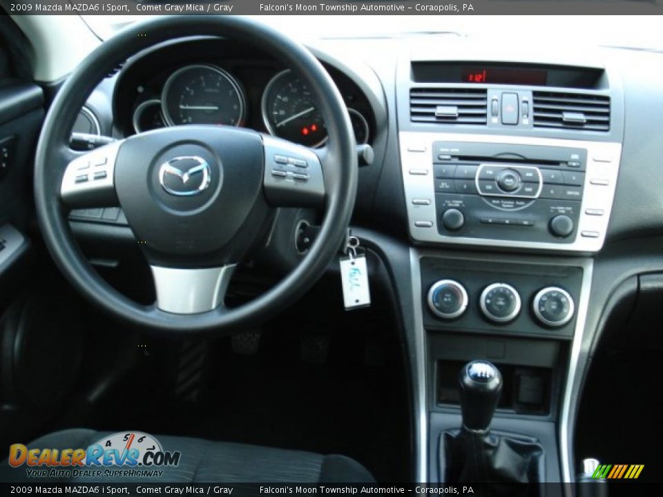 2009 Mazda MAZDA6 i Sport Comet Gray Mica / Gray Photo #10