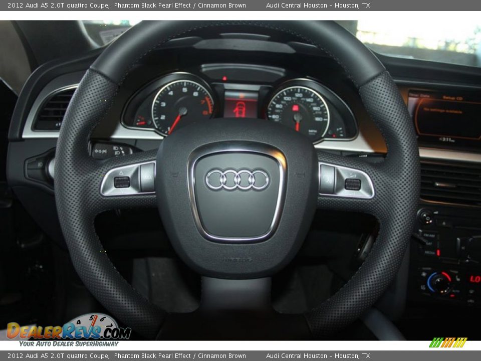 2012 Audi A5 2.0T quattro Coupe Steering Wheel Photo #16