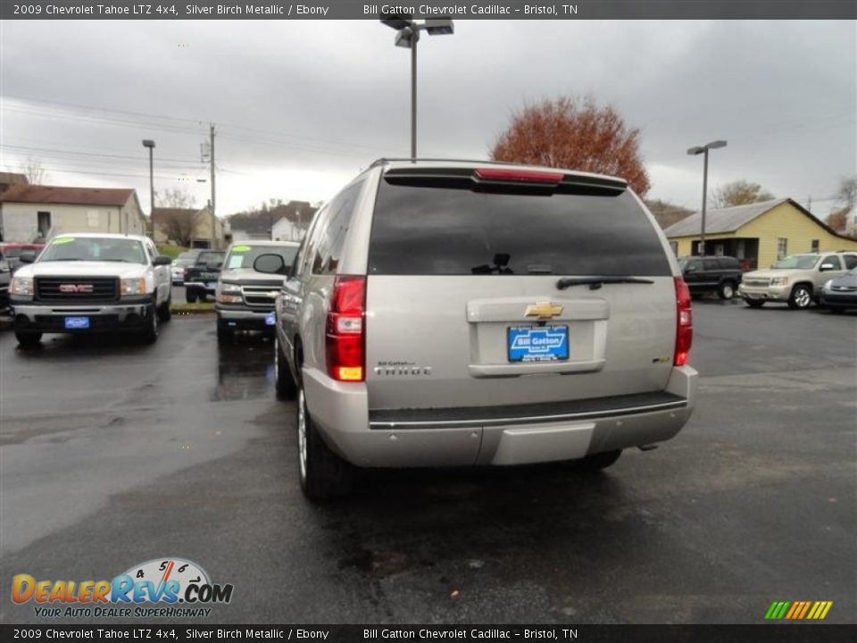 2009 Chevrolet Tahoe LTZ 4x4 Silver Birch Metallic / Ebony Photo #3
