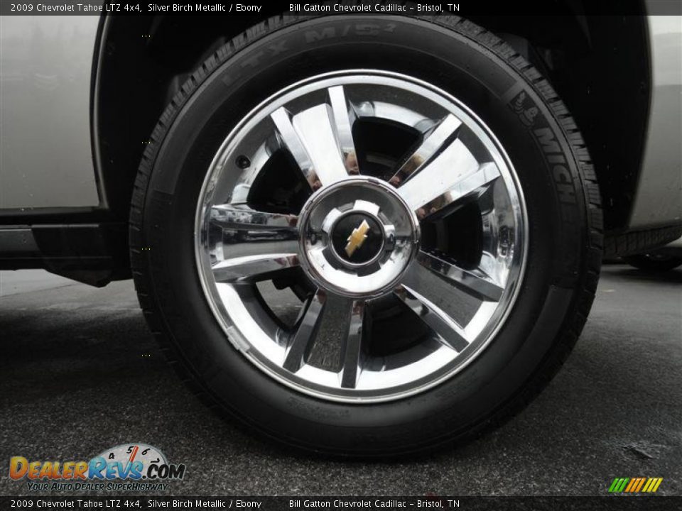 2009 Chevrolet Tahoe LTZ 4x4 Silver Birch Metallic / Ebony Photo #5