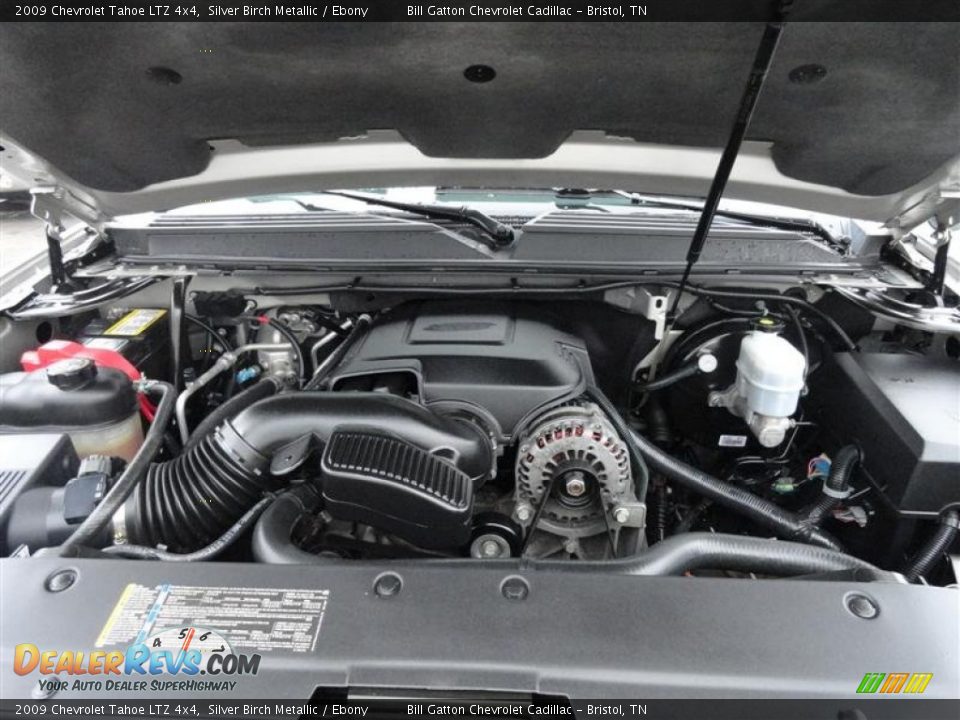 2009 Chevrolet Tahoe LTZ 4x4 Silver Birch Metallic / Ebony Photo #9