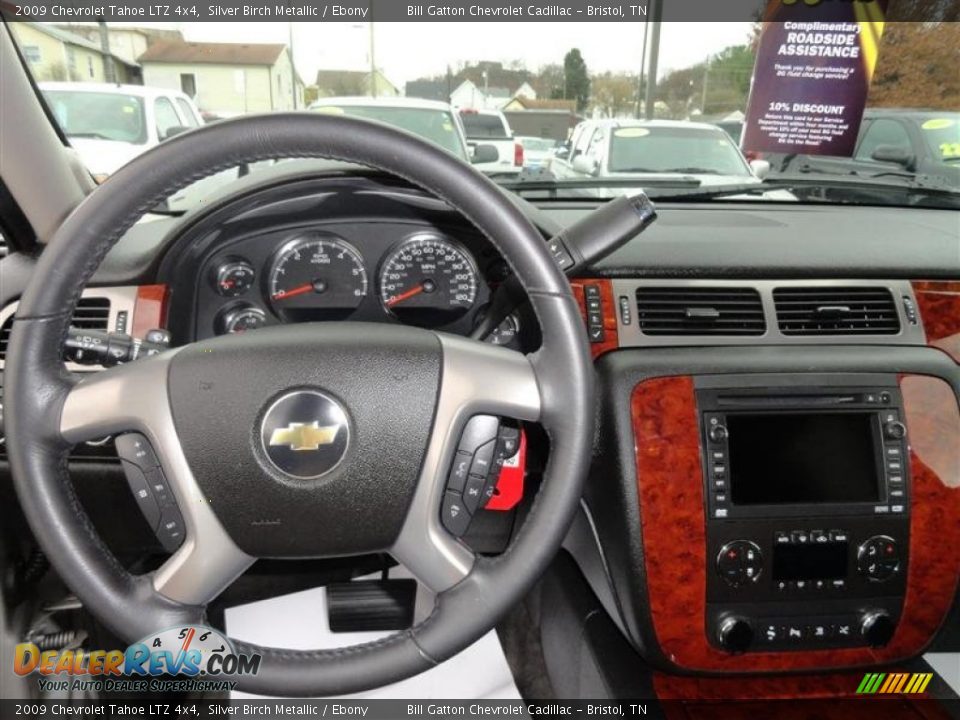2009 Chevrolet Tahoe LTZ 4x4 Silver Birch Metallic / Ebony Photo #10
