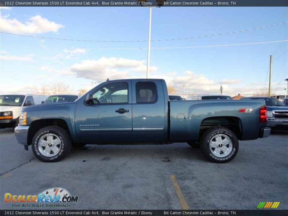 2012 Chevrolet Silverado 1500 LT Extended Cab 4x4 Blue Granite Metallic / Ebony Photo #1