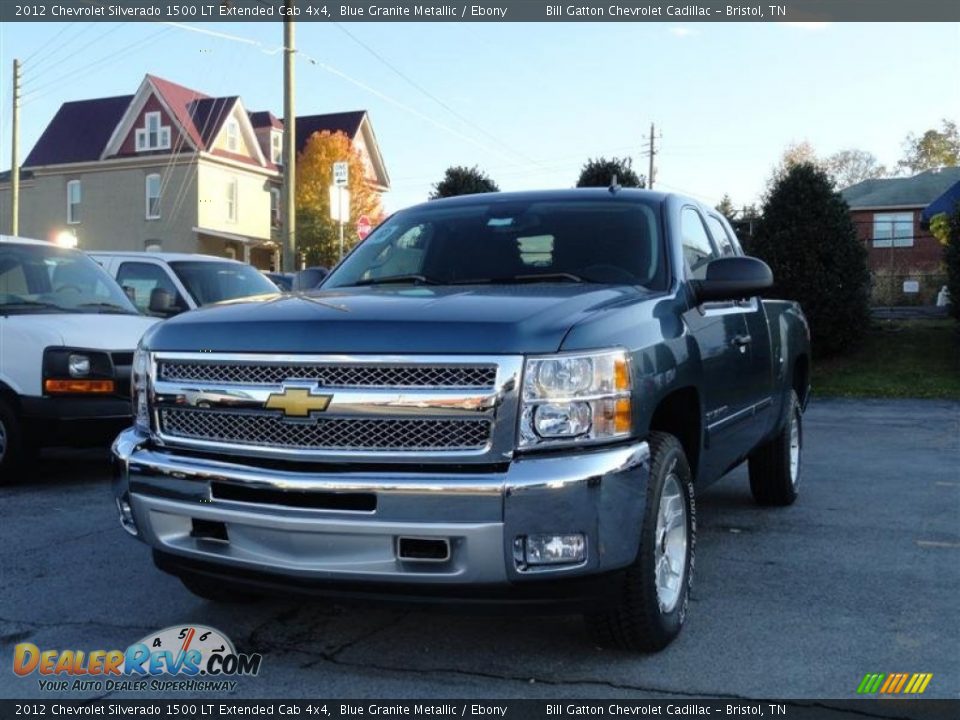 2012 Chevrolet Silverado 1500 LT Extended Cab 4x4 Blue Granite Metallic / Ebony Photo #2