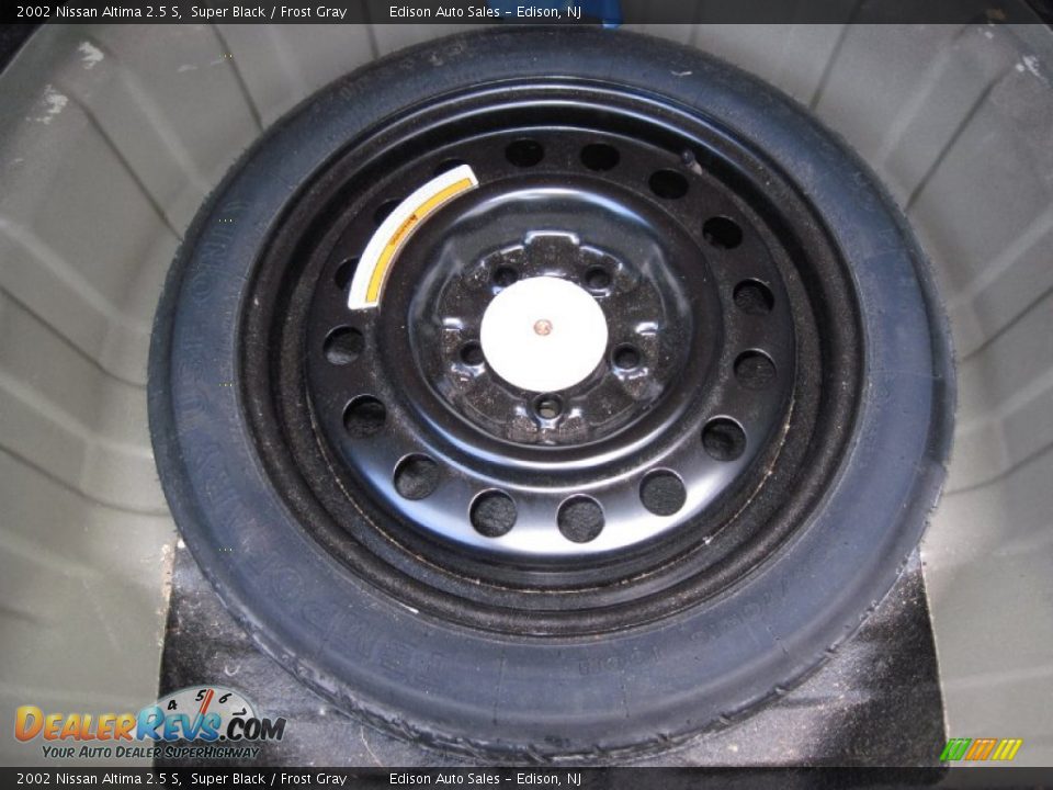 2002 Nissan Altima 2.5 S Super Black / Frost Gray Photo #26
