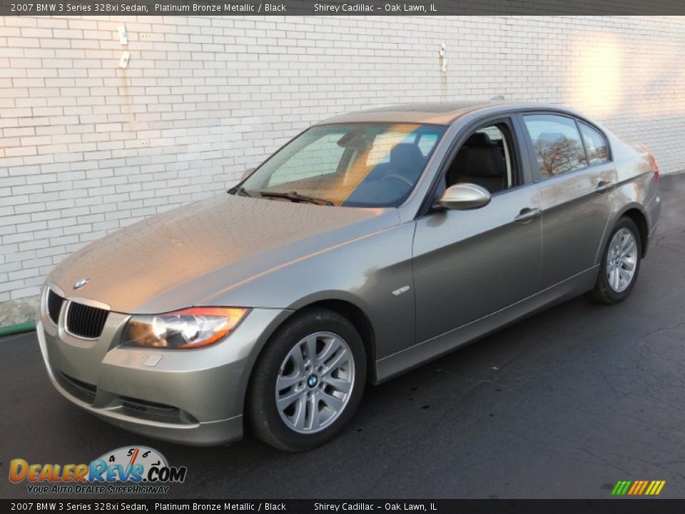 2007 BMW 3 Series 328xi Sedan Platinum Bronze Metallic / Black Photo #1