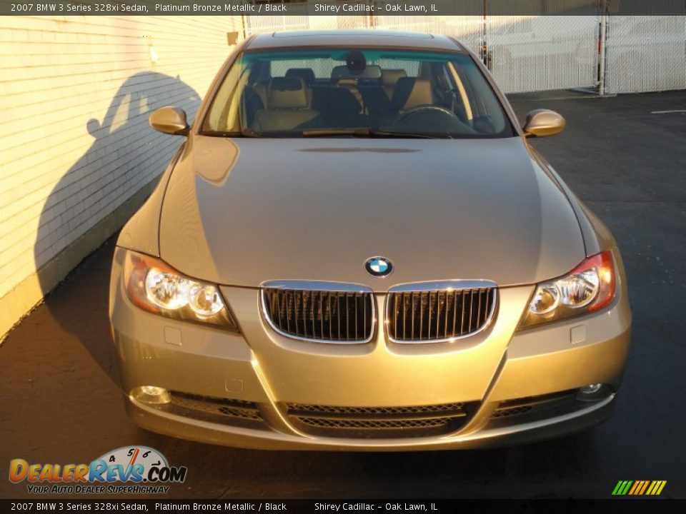 2007 BMW 3 Series 328xi Sedan Platinum Bronze Metallic / Black Photo #2