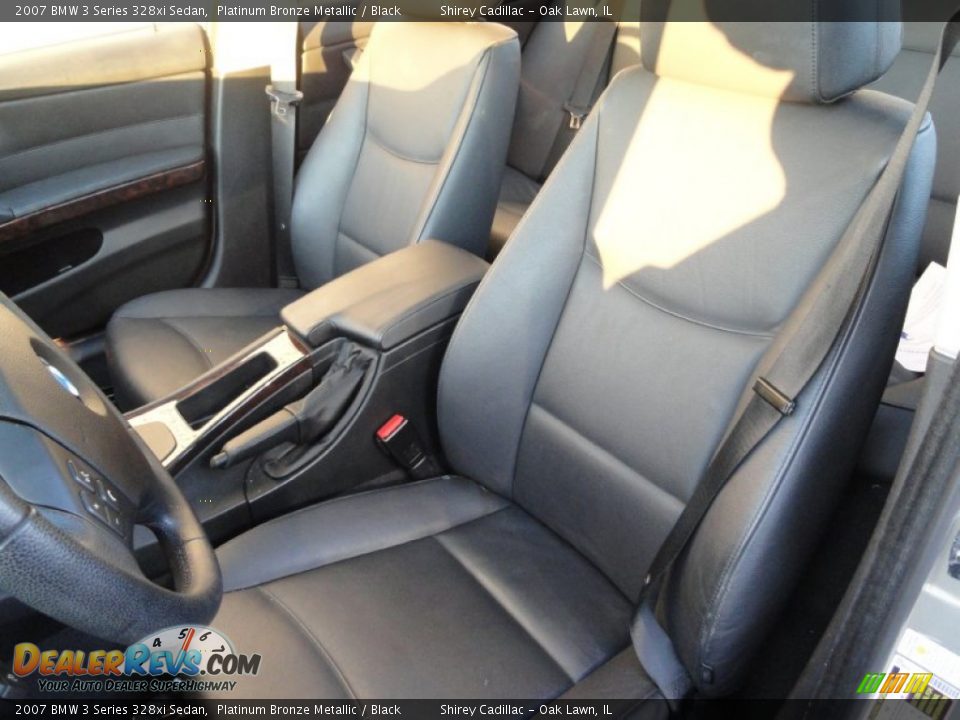 2007 BMW 3 Series 328xi Sedan Platinum Bronze Metallic / Black Photo #10
